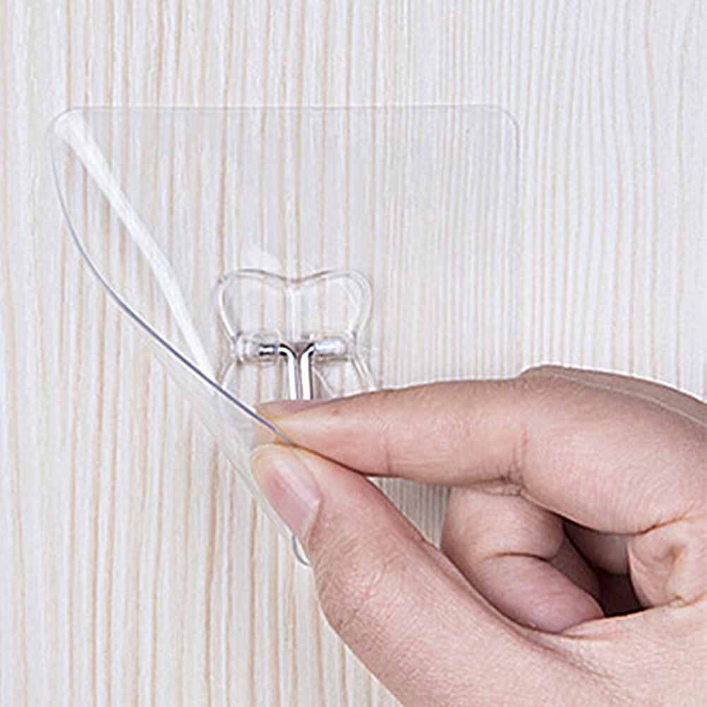 Justerbar gardinpinne krok badrum kök hem stark pasta klistermärke krok nyckel handdukshängare hållare krokar 6.5 cmx 6.5cm #823