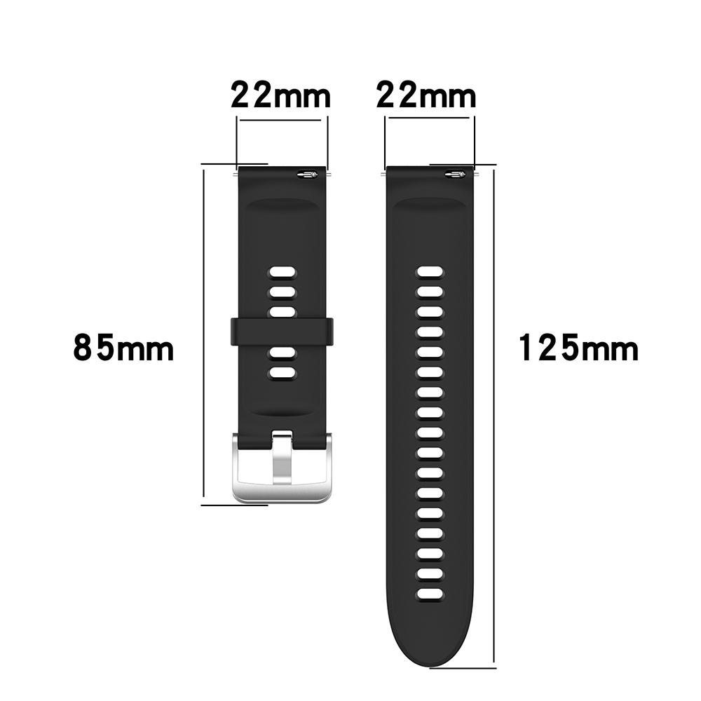 22mm blød silikone urrem til xiaomi mi watch color sportsurrem armbånd til xiaomi watch  s1 pro /s1 active /s2/ color 2