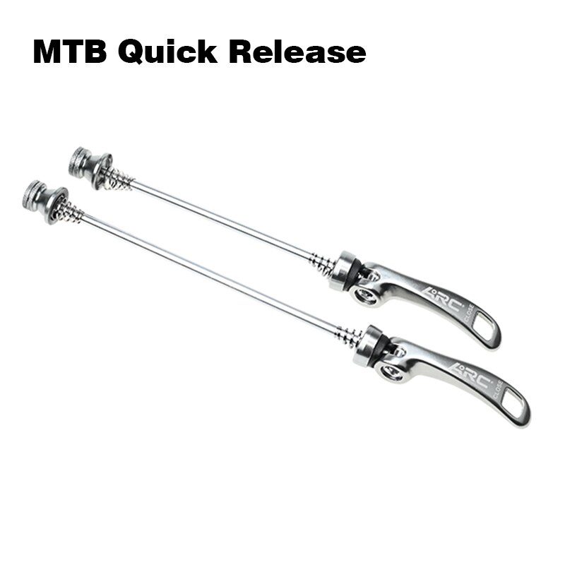 Arc 1 Paar Mtb/Racefiets Hub Quick Release Staal Spiesjes Aluminium Mult-Kleur Mountainbike Hub spiesjes Fiets Deel: Titanium QR001