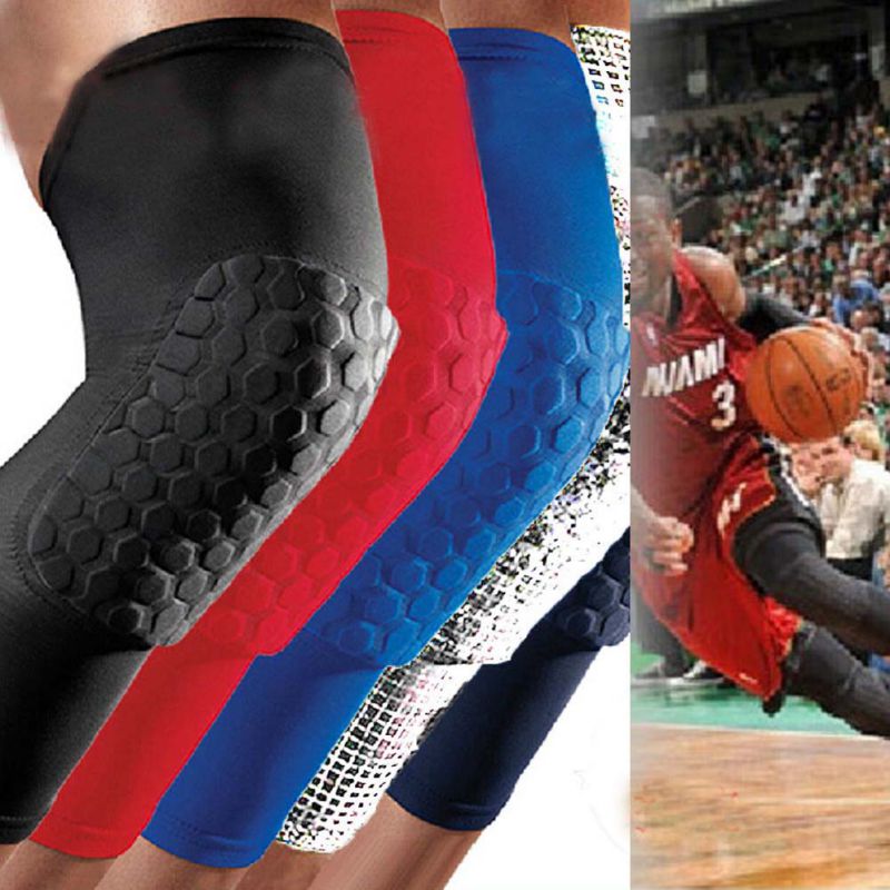 1 Pc adulte hommes enfants sport basket-ball Pad jambe genou à manches longues protecteur Gear Crashproof jambières nouveauté