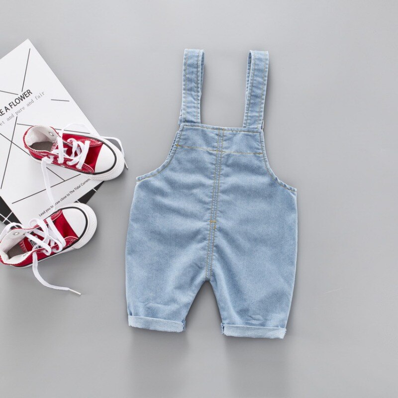 Baby Girl Suspenders Outfit Toddlers Baby Kids Suspender Pants Children Cotton Elastic Denim Pants Overalls Trousers Adjustable