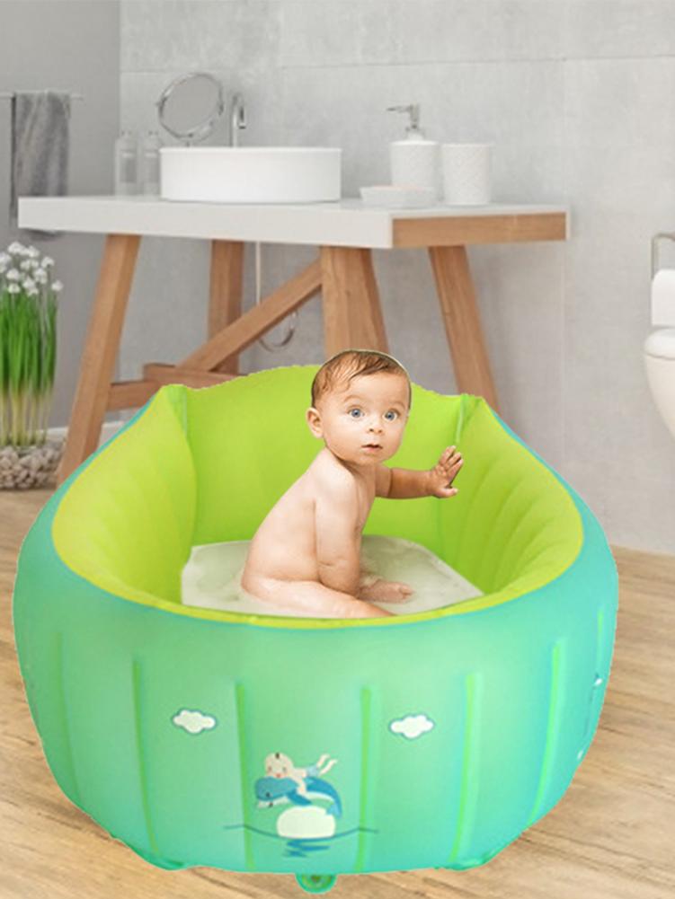 Baby Opblaasbare Bad Draagbare Baby Peuter Baden Bad Antislip Reizen Bad Kids Douche Wastafel Voor Peuters