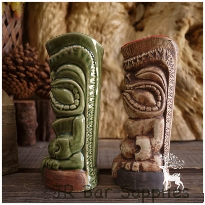 Tiki-mugs Cocktail Cup Beer Wine Mug Ceramic Tiki Mugs Art Crafts Hawaii Mugs