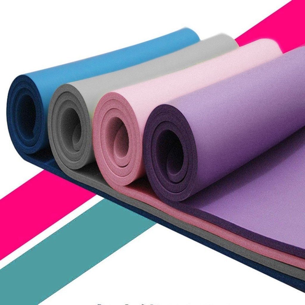 Yoga Mat Nrb Antislipmatten Anti-Slip Sport Fitness Dik En Duurzaam Pilates Gym Oefening Pads Tapijt mat Met Bandages Yoga Pad