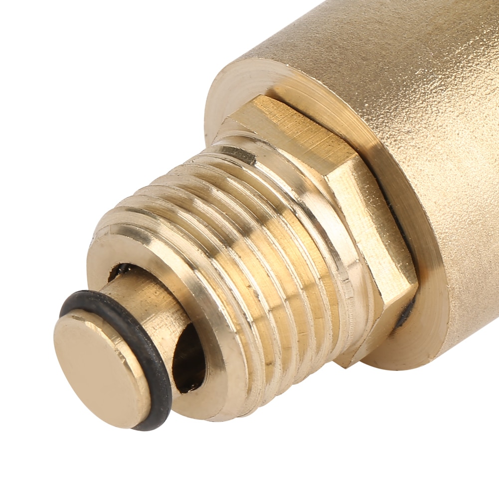 Nosii DN15 G1/2 Brass Automatic Air Vent Valve For Solar Water Heater Pressure Relief Brass Exhaust Valve