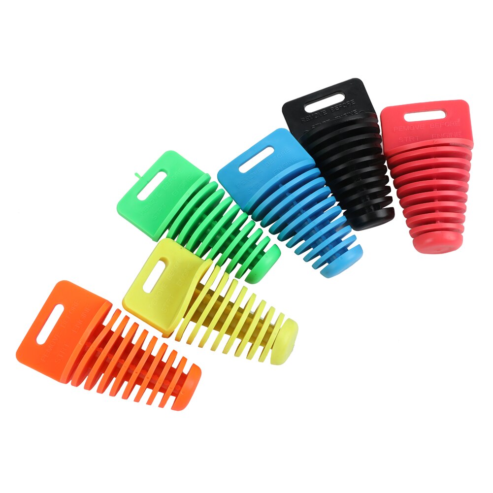 Motorcycle Exhaust tube plug Muffler washing WaterProof Plug for Dirt Pit Bike Motortcycle Supermoto bikes ATV