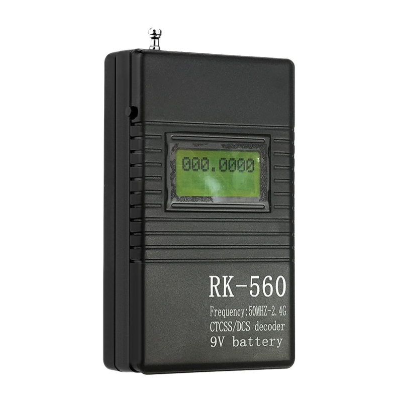 Detector de frecuencia de RK-560 superior 50MHz-2,4 GHz Mute de frecuencia medible
