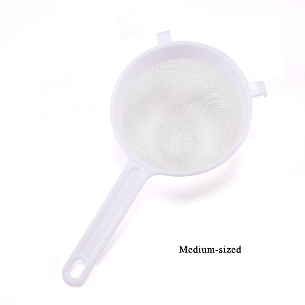 Küche Filter Bildschirm Handheld Kunststoff Mehl Sojamilch Filter Wiederverwendbare Obst Milch Dreg Screening Sieb Küche Zubehör: Grün
