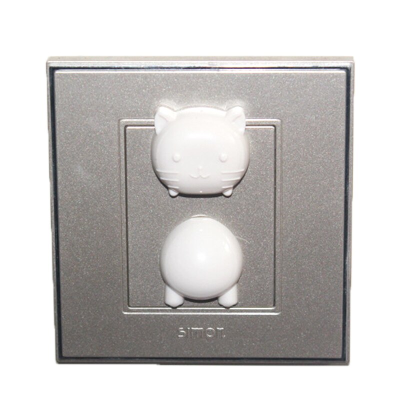 Baby Veiligheid Socket 6 stks/partij Russische Euro Standaard Kind Elektrische Stopcontact Plug Twee Fase Veiligheid Lock Cover voor Baby veiligheid