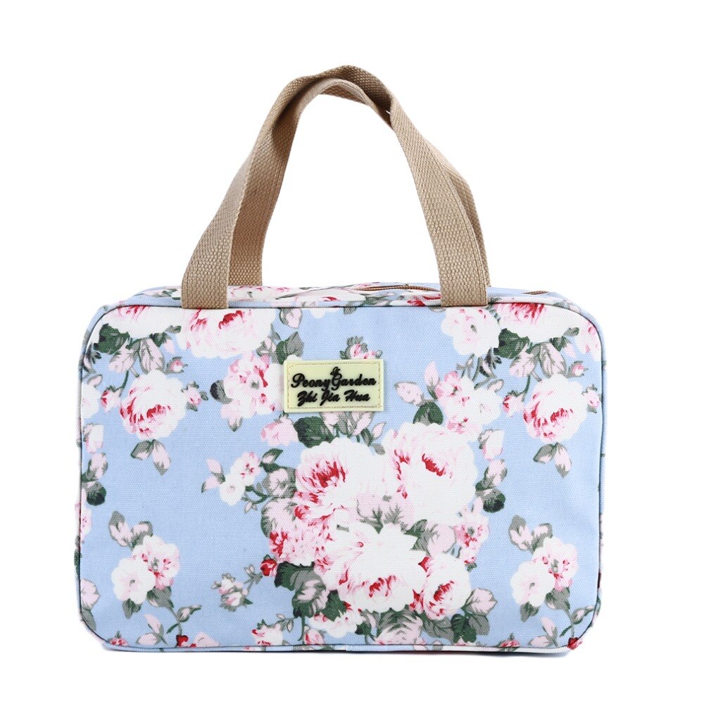 Bolsas De cosméticos a prueba De agua De las mujeres De impresión De almacenamiento organizador bolso bolsa De aseo De viaje De las mujeres De Maleta De Maquiagem Profissional