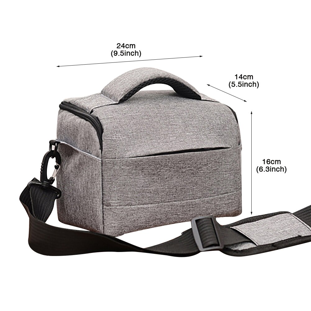 DSLR Camera Bag Polyester Shoulder Bag Camera Case For Canon Nikon Sony Lens Pouch Bag Waterproof Photography Photo Bag