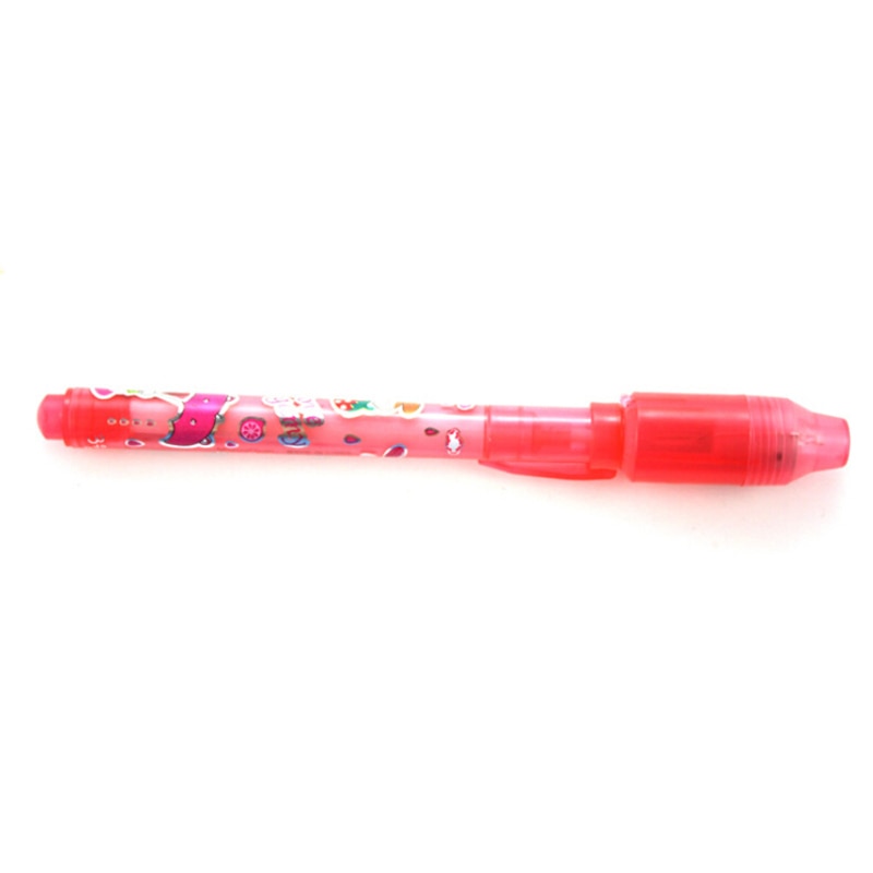 Stationery Drawing Tools Kids Child Magic 2 in 1 UV Black Light Combo Invisible Ink Pen Popular