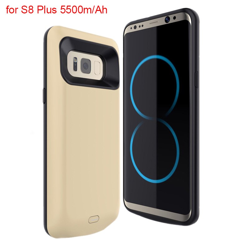 5000mAh S8 Battery Charger Case For Samsung Galaxy S8 Battery Case With Power Bank Charger For Samsung S8 Plus External Charger: for S8plus Gold