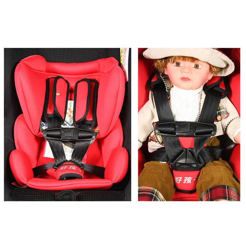 2Pcs Baby Autostoeltje Gesp Slot Zetel Gesp Richter Harnas Kind Veilig Borst Clip Kinderzitje accessoires