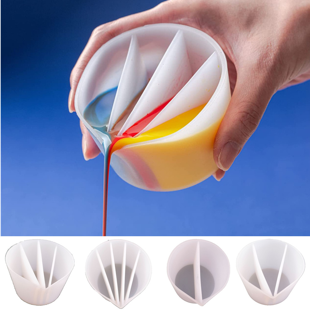 Epoxy Silicone Color Mixing Cup Toning Dispensing Cup DIY Craft Casting Tool