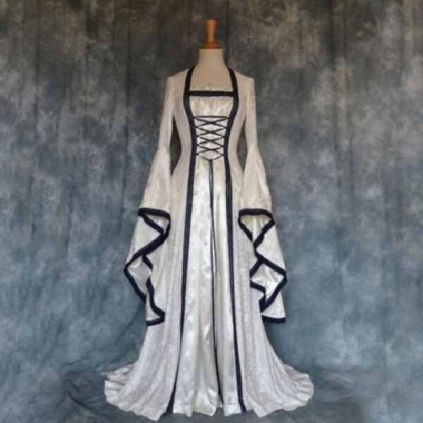Robe d'halloween Art médiéval rétro