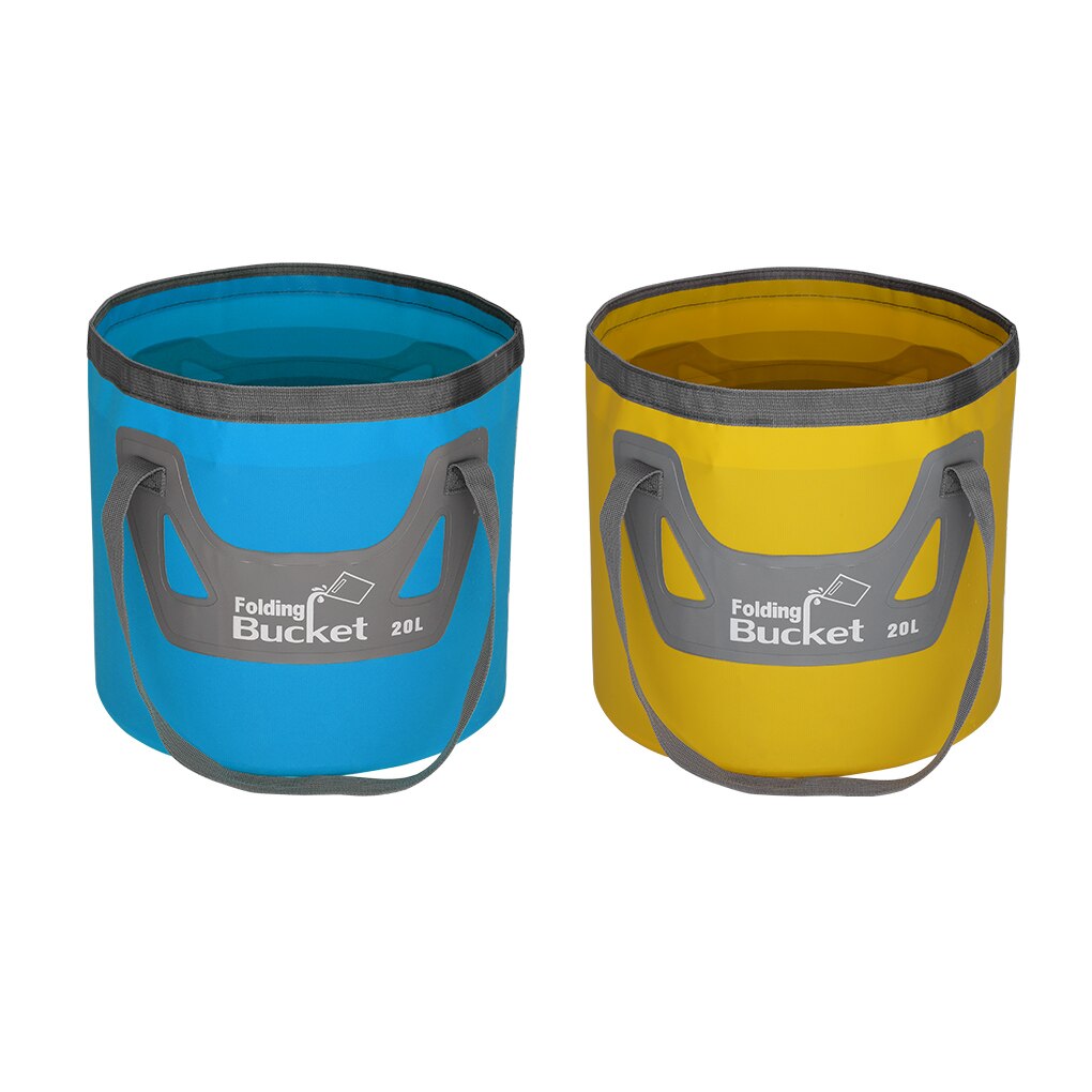 20L Waterdichte Water Zakken Vissen Opvouwbare Emmer Draagbare Emmer Water Container Opslag Carrier Bag