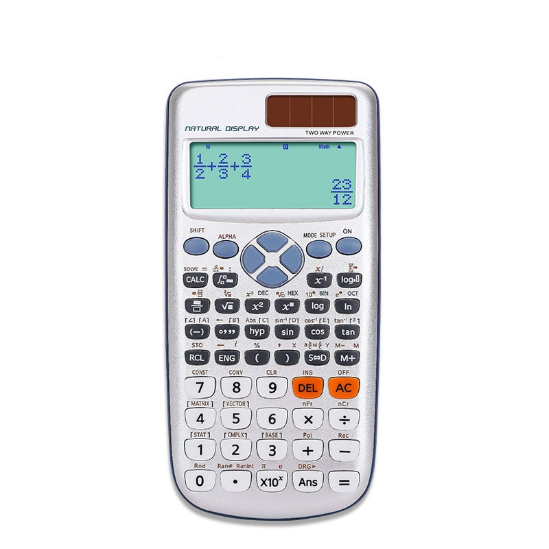 12-digit Scientific Calculator Multifunctional Calculators Solar Function Calculation Calculation Tool Financial Office Supplies