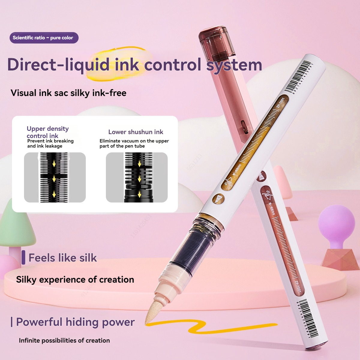 10pcs/Box Mix Color Acrylic Markers Set Art Rock Painting Pens Kids Graffiti For Stone Glass Book Shoes DIY Craft Supplies