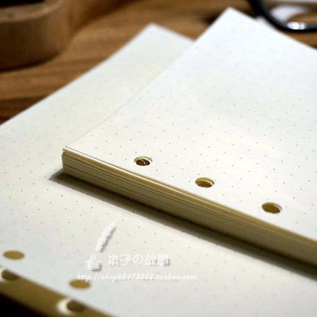A5/A6/A7 Dot Planner Diary Insert Refill Schedule Organiser 45 Sheets Note Paper Stationery Office school supplies