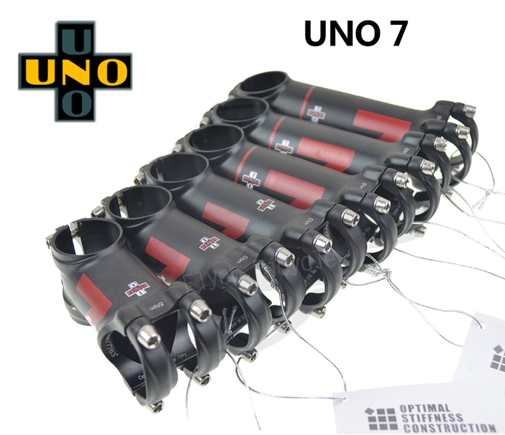 UNO 7 Stem lightest 7050 Aluminum Mountain Bike Stem uno bicycle stem 31.8*60/70/80/90/100/110/120/130mm 7 degrees / 17 degrees