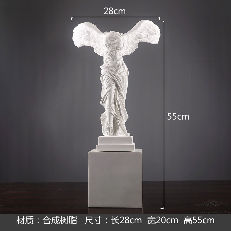 Statue de tête de personnage en plâtre, décoration douce pour maison, modèle de chambre, ornement de bureau à la