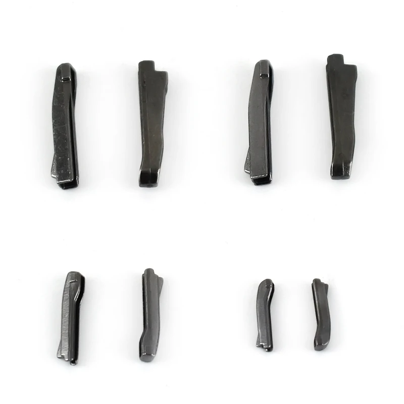 20/40sets 3# 5# 8# 10# Double Open Zipper Latch Repair Kits Tool for Zippers Non-slip Stopper Coat Metal Two-way Zip Plug Buckle: 3# / GunBlack / 20sets