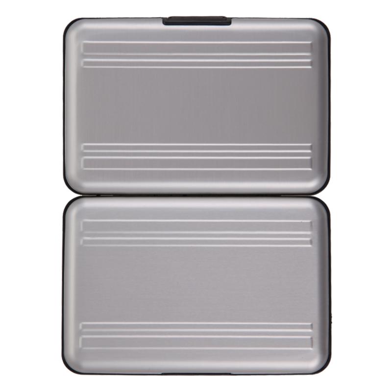 Silver Micro SD Card Holder SDXC Storage Holder Memory Card Case Protector Aluminum case 16 solts for SD/ SDHC/ SDXC/ Micro SD