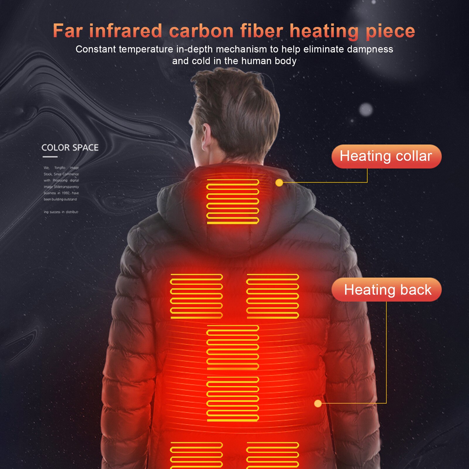 Chaquetas térmicas calefactables de 9 áreas para hombre y mujer, chaquetas térmicas calefactables de invierno para exteriores, para hombre y mujer
