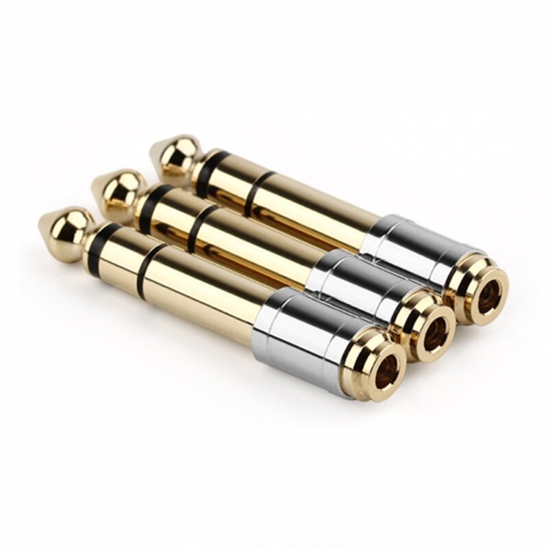 Kopfhörer Stecker 6,35mm 1/4 "Stecker Auf 3,5mm 1/8" Weibliche Adapter 6 3 zu 3 5 Conector Jack 3 5mm Kopfhörer Anschlüsse Audio- Konverter