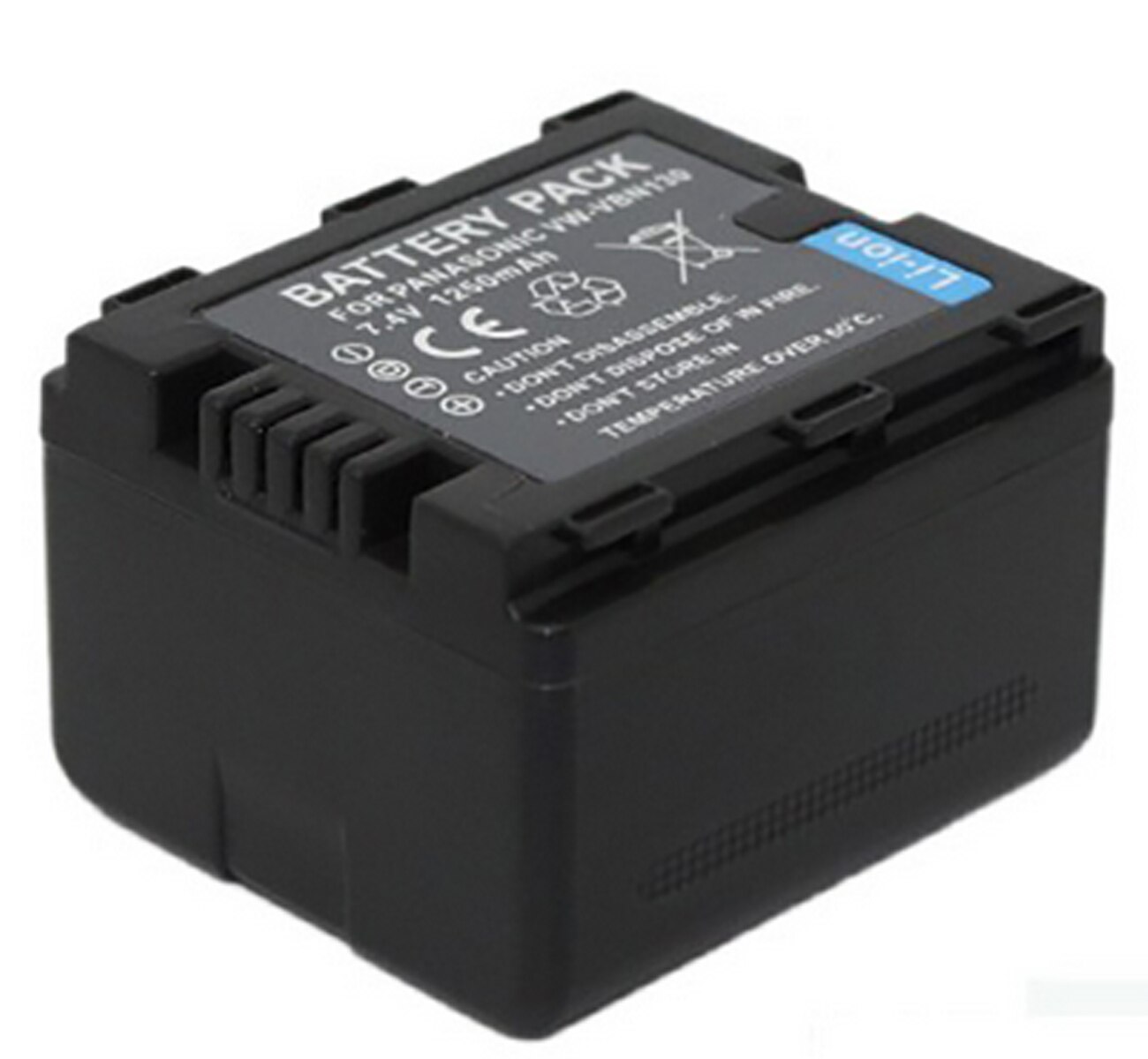 Batterij Voor Panasonic HC-X800, HC-X900, HC-X900M, HC-X910, HC-X920, HDC-HS900, HDC-SD800, HDC-SD900, HDC-TM900 Hd Camcorder: 1x VW-VBN130 Battery