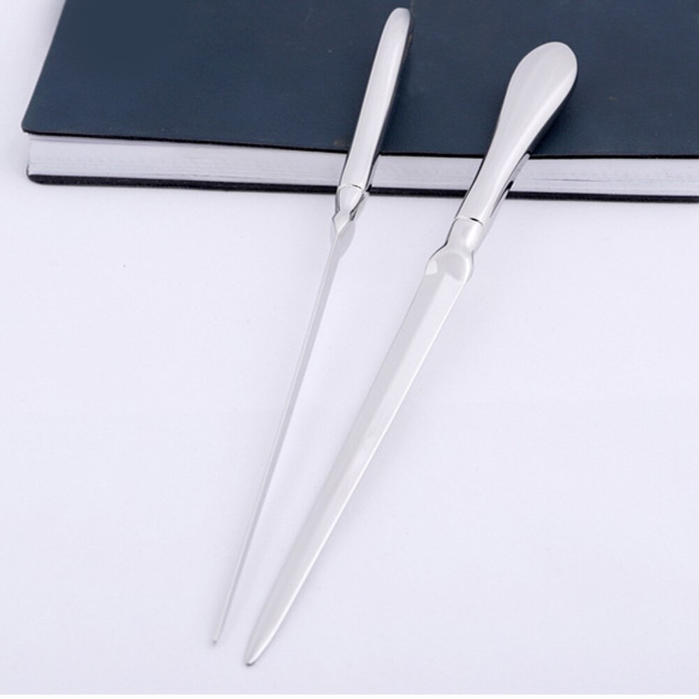 Universal Envelope Knife Letter Opener  Lightweight Hand Slitter Silver School Stainless Steel Solid Office Practical Cutter