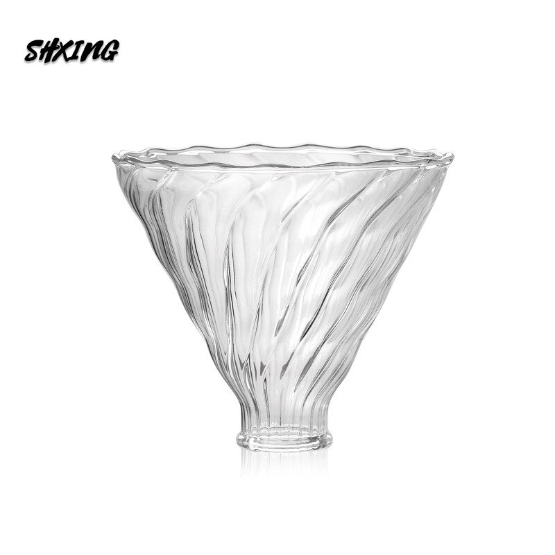 Kaffedryppegryte 300ml 500ml 700ml glass kaffekanne, isolert håndtak til å holde helle over kaffe og frisk dryppkanne