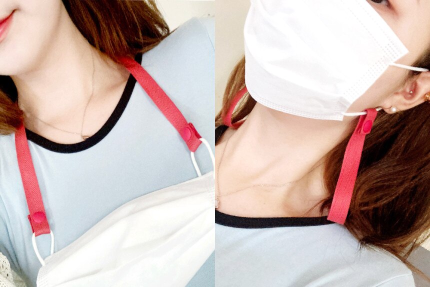 Face Mask Hanging Hook Mask Lanyard Hanging Rope Storage Hook Handy Convenient Holder Rope Antilost Antidrop Hanging Neck Rop