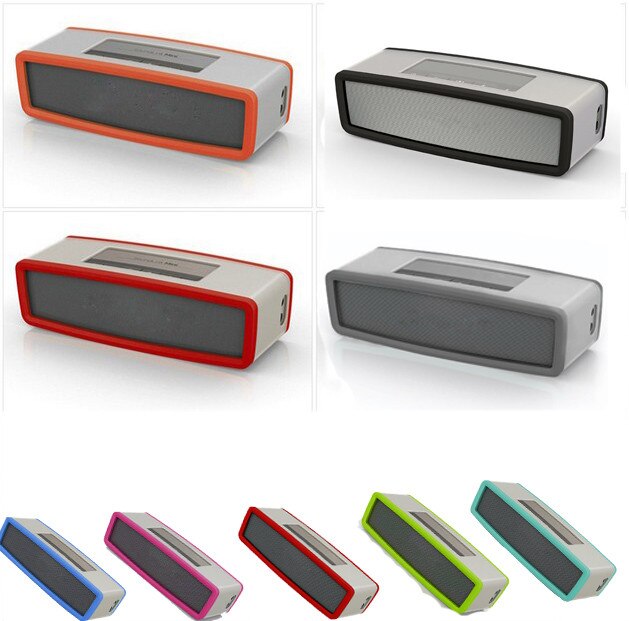 Silikon Fall Abdeckung für BOSE SoundLink Mini Bluetooth Lautsprecher Reise Box Tragbare Silikon Tragen Fall Tasche Auf Lager