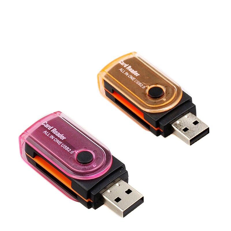 Multifunction USB 2.0 All In One Multi Memory Card Reader For Micro SD/TF M2 MMC SDHC MS Memory Cards Readers