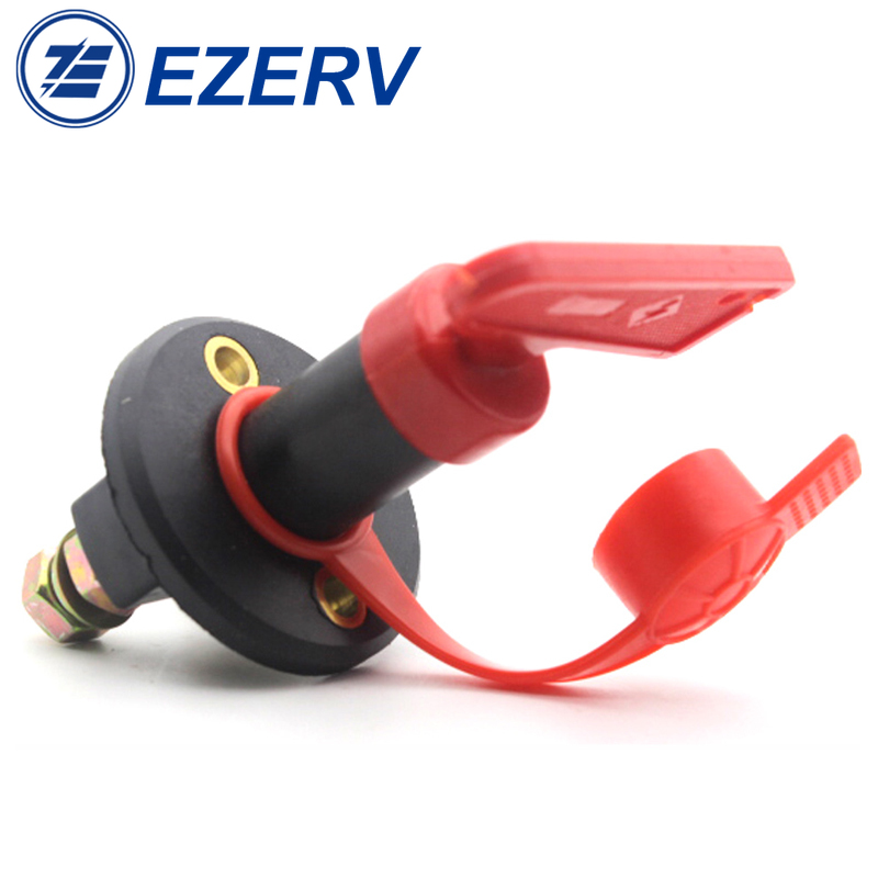 12V 24V Red Key Cut Off Battery Main Kill Switch Vehicle RV Power for Auto Truck Boat camper trailercaravana accessories