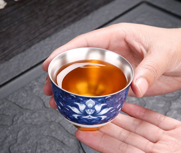 traditional chinese style ceramic tea set teaware business box dinnerware set best household office tea tureen LF391