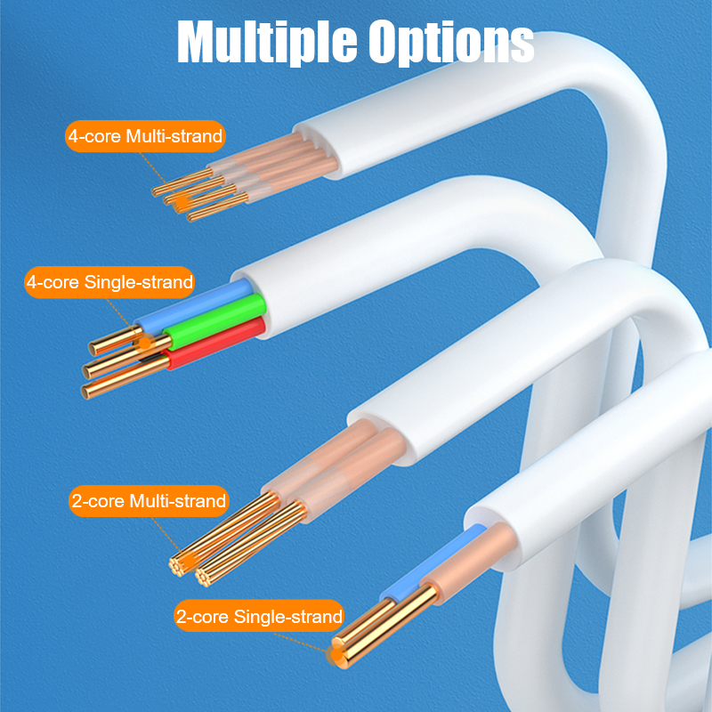 SAMZHE Telephone Extension Cord Phone Cord with 1 in-Line Coupler Cable Wire Line with Standard RJ11 Plug