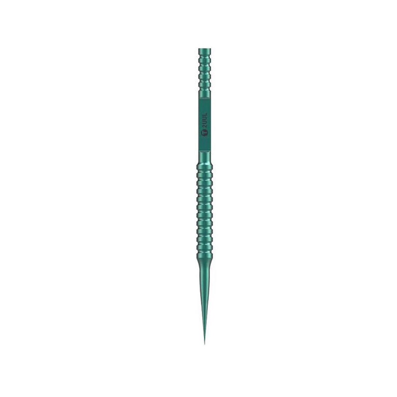 2UUL Grün Titan legierung Ultra-präzision Fingerprint Pinzette für handy Reparatur BGA motherboard chip IC fliegen blei: Sharp Point