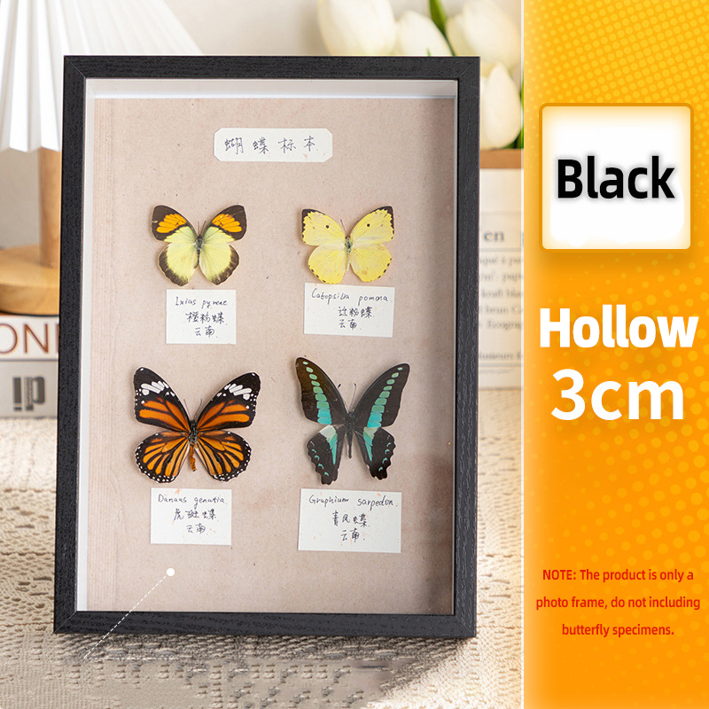 3D-Fotorahmen, hohl, 3 cm, 5 cm, getrocknete Blumen, Probenhalter, handgefertigt, DIY-Handarbeit, Anzeige, Bilderrahmen, Heimdekoration