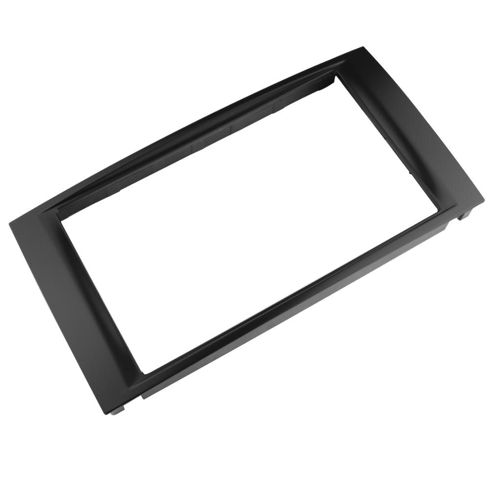 2 Din Radio Fascia für Volkswagen Touareg T5 Multivan Transporter DVD Stereo-Panel Dash Mount Installieren Trim Kit Refit Rahmen