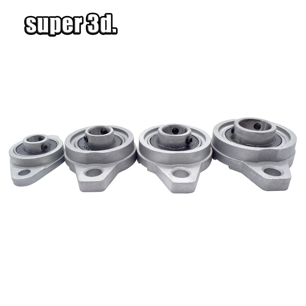 1pcs KFL8/KFL10 /KFL12/KFL15 Shaft Ball Bearing Pillow Block Support Hosing Bearing Seat Pedestal for 3D printer