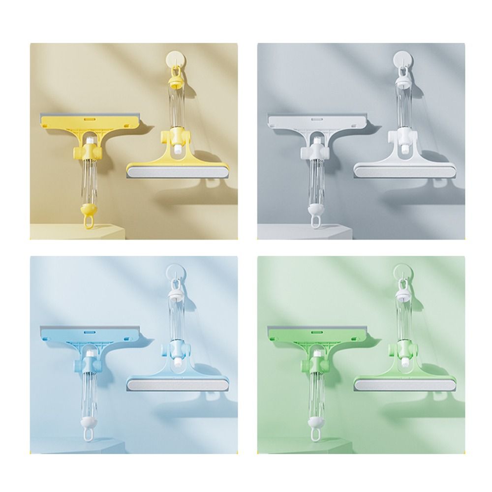 4-in-1 raamreinigingswisser spuitfles siliconen ruitenwisser raamreiniger duurzame huishoudelijke douchewisser borstel schone benodigdheden