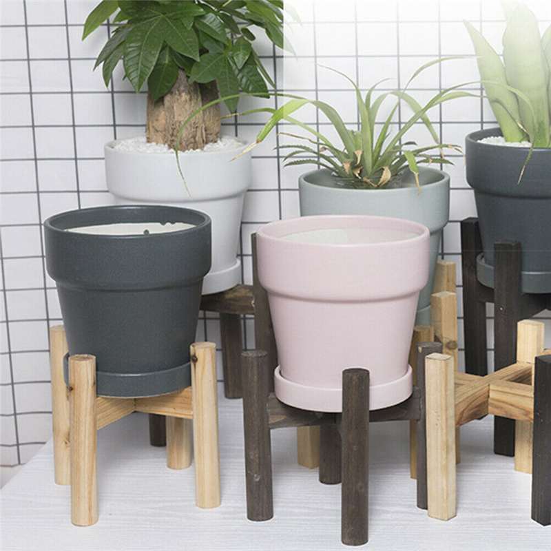 Blomma växt hyllor blomma trädgård trä växt stativ krukställ stativ trä display hylla kruk förvaringsställ hållare dekorationer