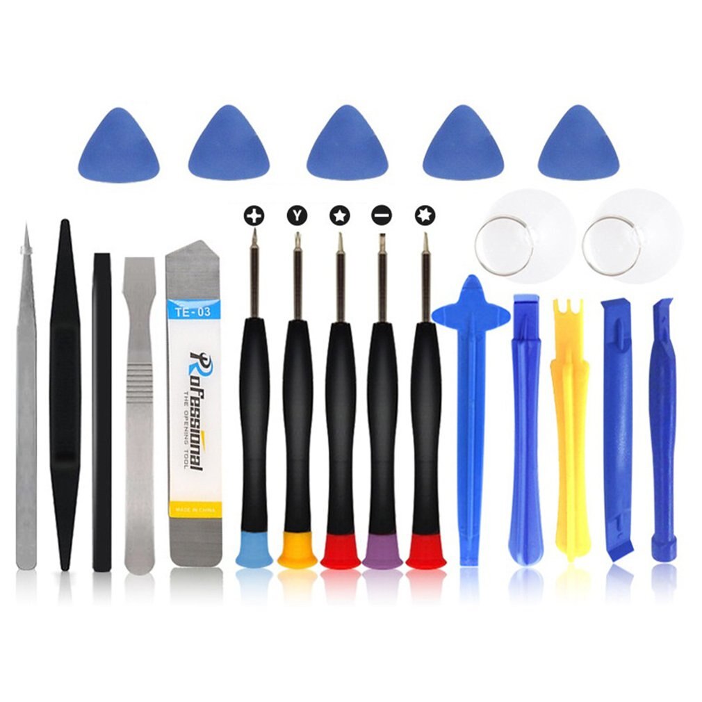 Disassemble Tools Mobile Phone Repair Tools Kit Smart Mobile Phone Screwdriver Opening Hand Tools For iPhone: 22 in 1