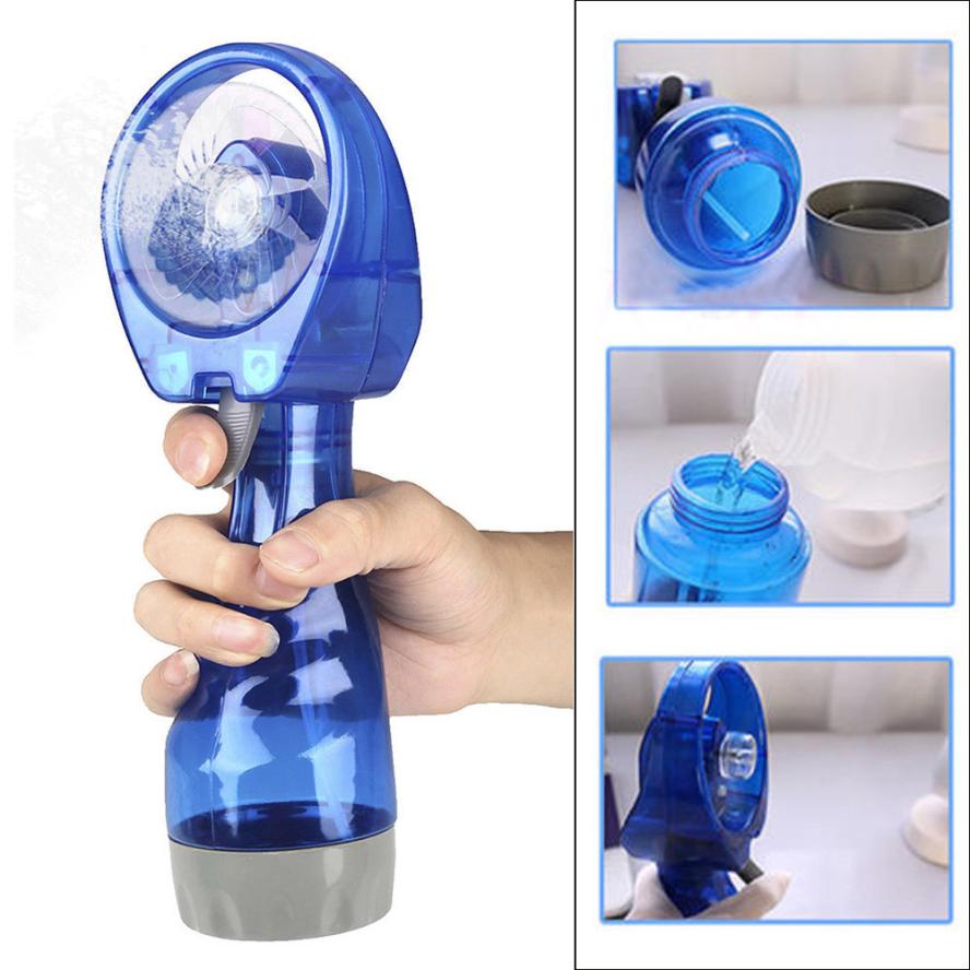 Ventilateur de pulvérisation d'eau fraîche Portable | Portable, tenue à la main, refroidissement de l'eau fraîche, brouillard de brouillard, directe
