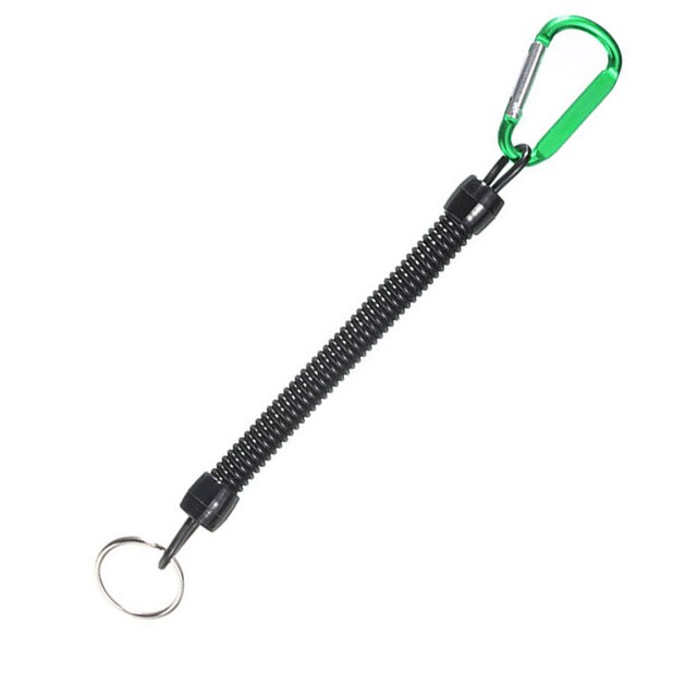 Zwemmen Surfen Anti-Verloren Zwembril Spiraal Lenterol Lanyard Veiligheid Emergency Tool Zwembad En Accessor: 21cm-22cm Green