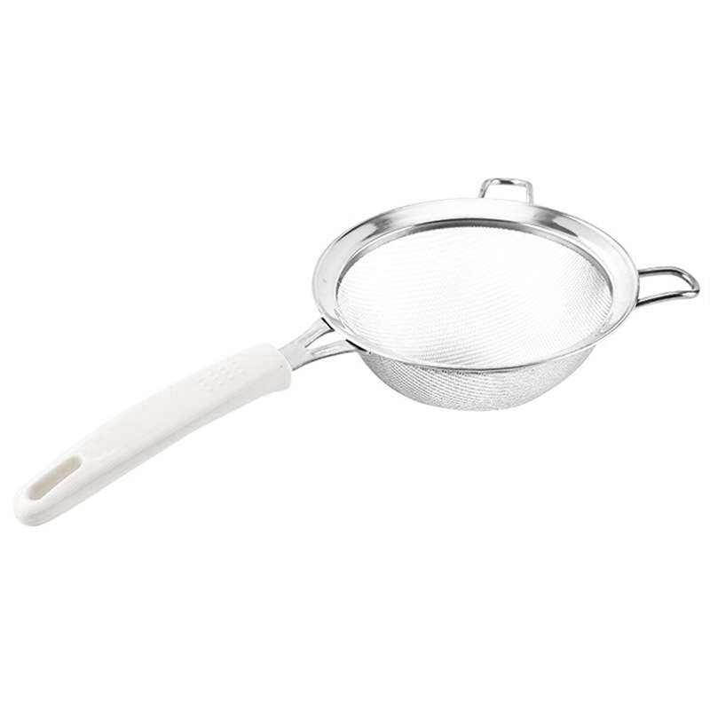Fine Mesh Filter Double-layer Mesh Baking Tool Bandwidth Ear Kitchen Supplies Stainless Steel Gas Cooker 30.48 Cm: A2