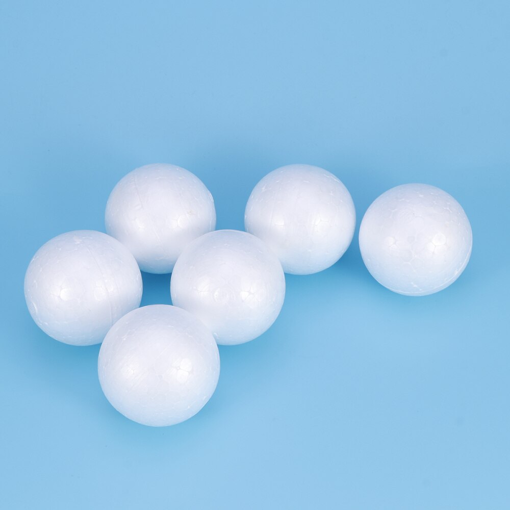 100pcs Wedding Decoration Modeling Craft Polystyrene Balls Round Spheres DIY Stuff (2cm): White 4